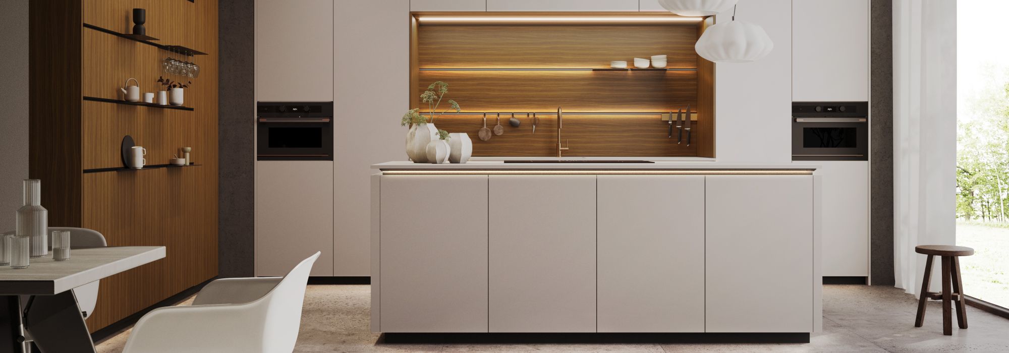 Cuisine sans poignées